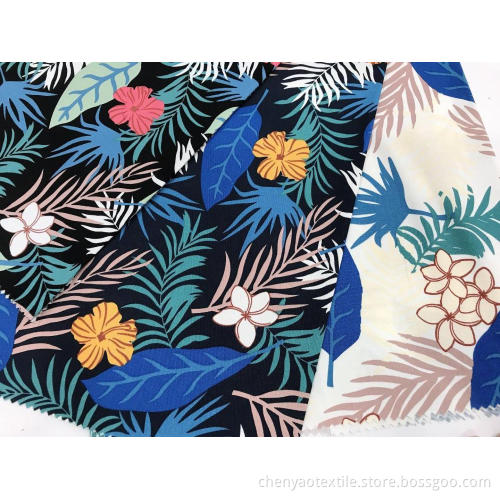 Cotton Stretch Printing Fabric For Shirt And Dress